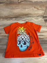 Quicksilver Pineapple Print Short Sleeve Shirt Orange sz 3T