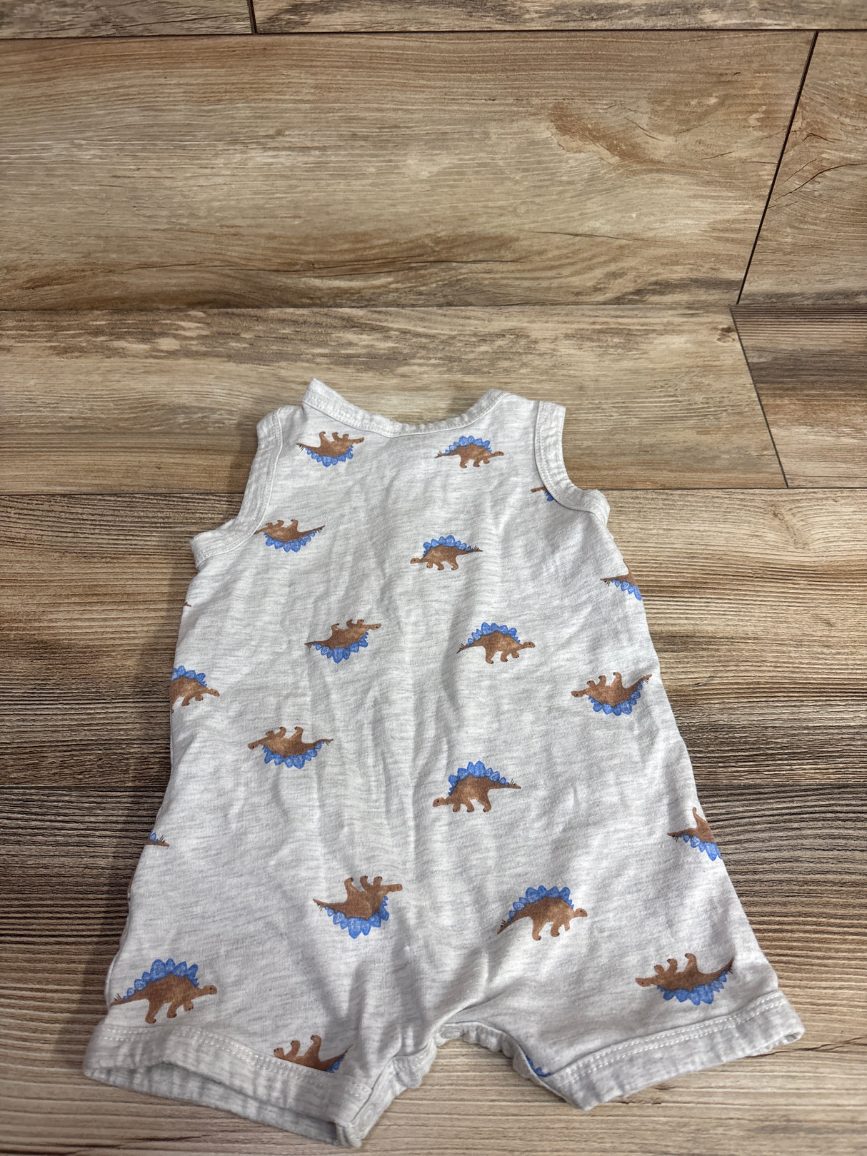 Carter's Stegosaurus Romper Grey sz 12m