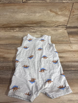 Carter's Stegosaurus Romper Grey sz 12m