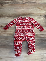 Old Navy Fair Isle Blanket Sleeper Red sz 0-3m