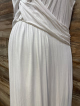 Motherhood Sleeveless White Maxi Dress sz Large