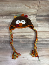 So 'Dorable Crochet Turkey Hat Brown sz 12-24m