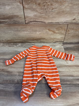 Just One You Pumpkin Waffle Knit Sleeper Orange sz Newborn