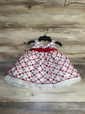 NEW American Princess 2pc Floral Embroidered Dress & Bloomers White sz 6m - Me n Mommy To Be