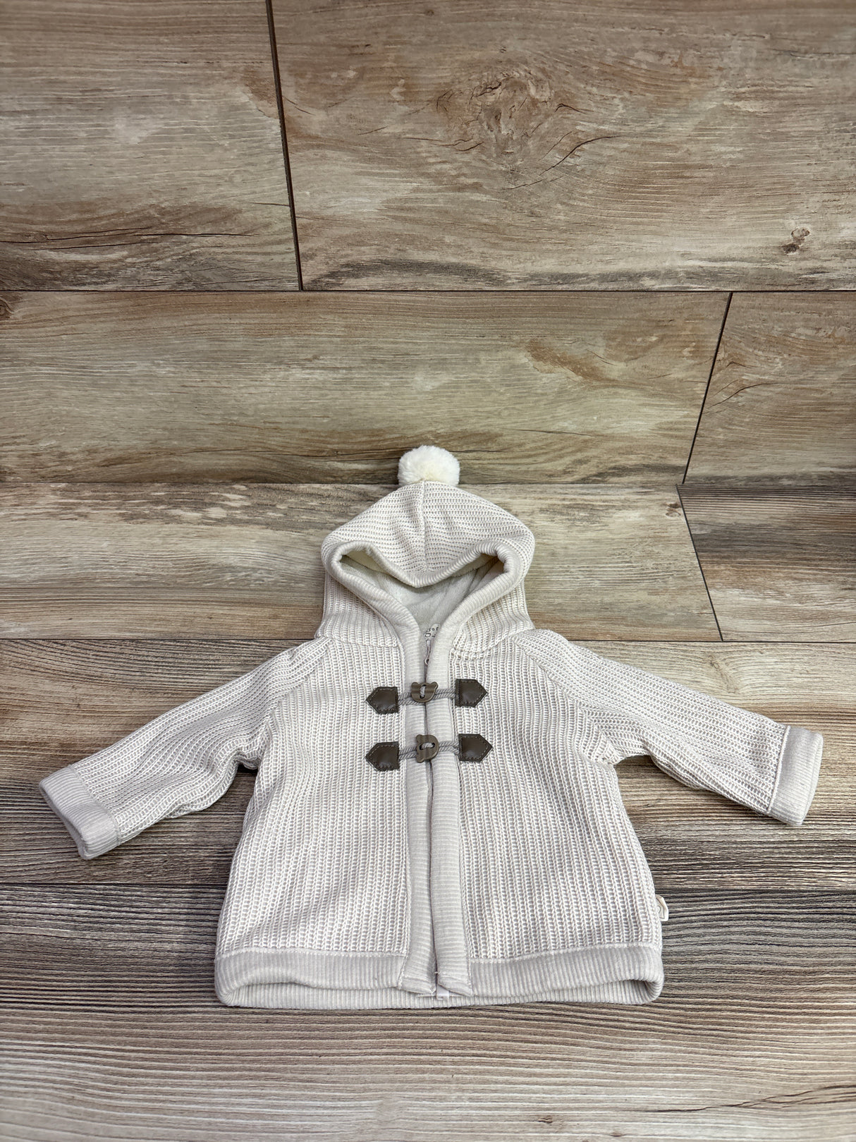 Snug Lined Knit Jacket Beige sz 0-3m