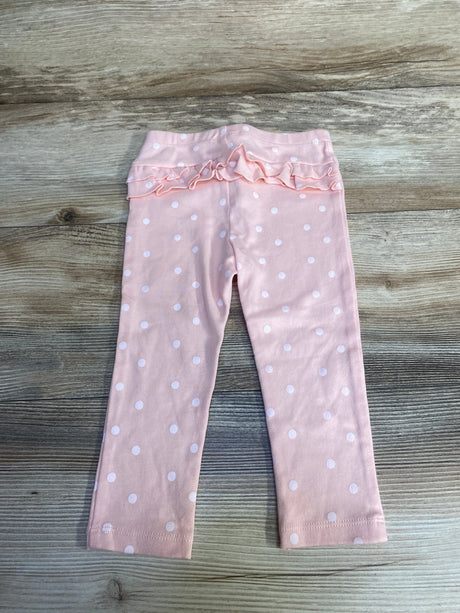 Pekkle Polka Dot Leggings Pink sz 18m - Me n Mommy To Be