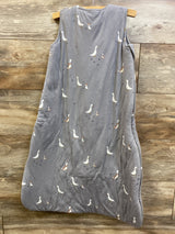 günamüna 2.6TOG Sleeveless Bamboo Sleep Sack in Goose Print Grey sz 9-18m