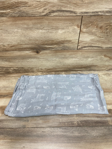 Aden + Anais Essentials Silky Soft Swaddle Blanket Grey Woody