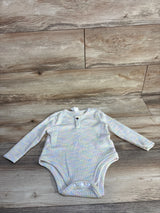 NEW Shein Tie-Dye Waffle Knit Bodysuit Multicolored sz 12-18m