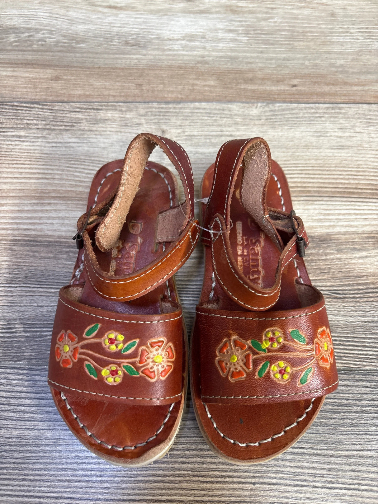 Mexican Floral Sandals sz 7c