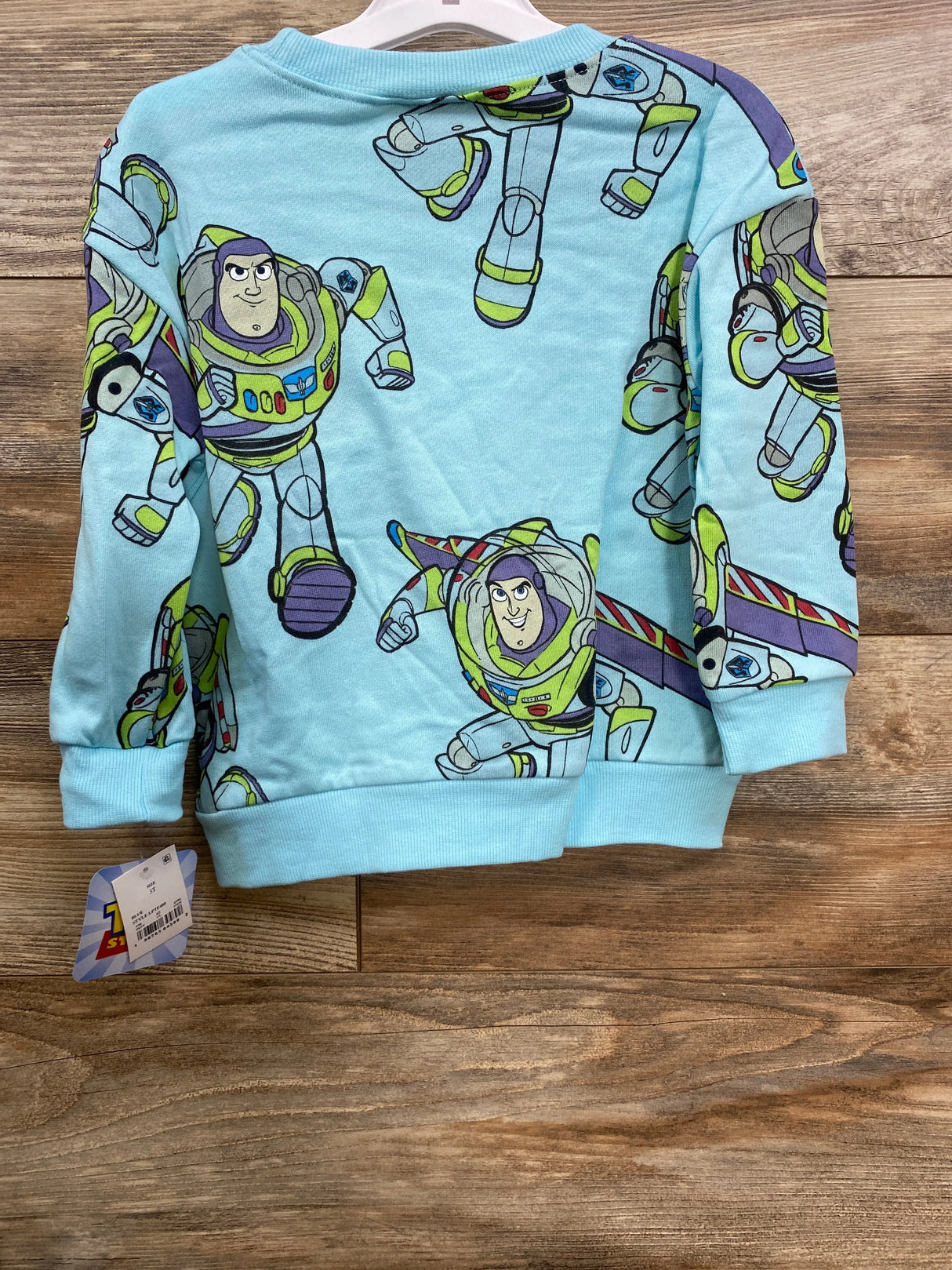 NEW Disney Toy Story Buzz Lightyear Sweatshirt Blue sz 3T