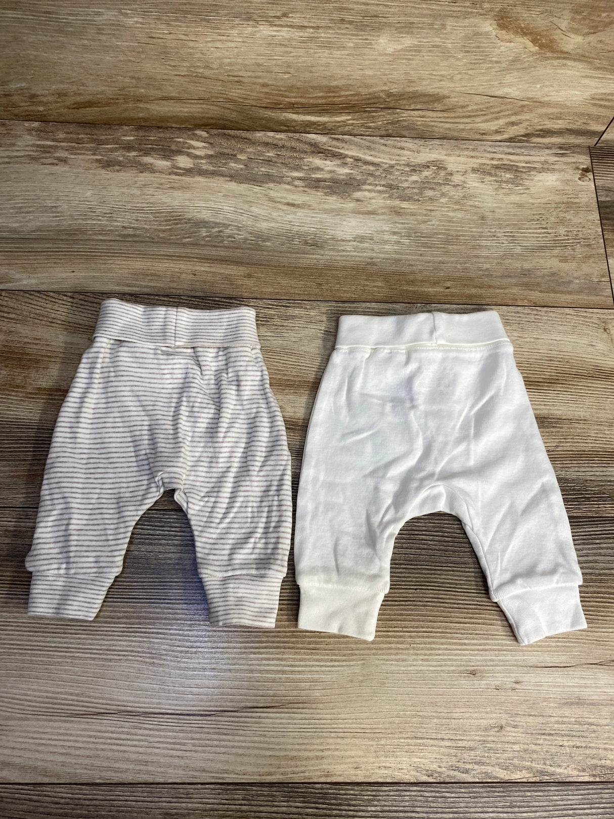 H&M Foldover Leggings 2pk White sz Preemie