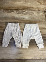 H&M Foldover Leggings 2pk White sz Preemie