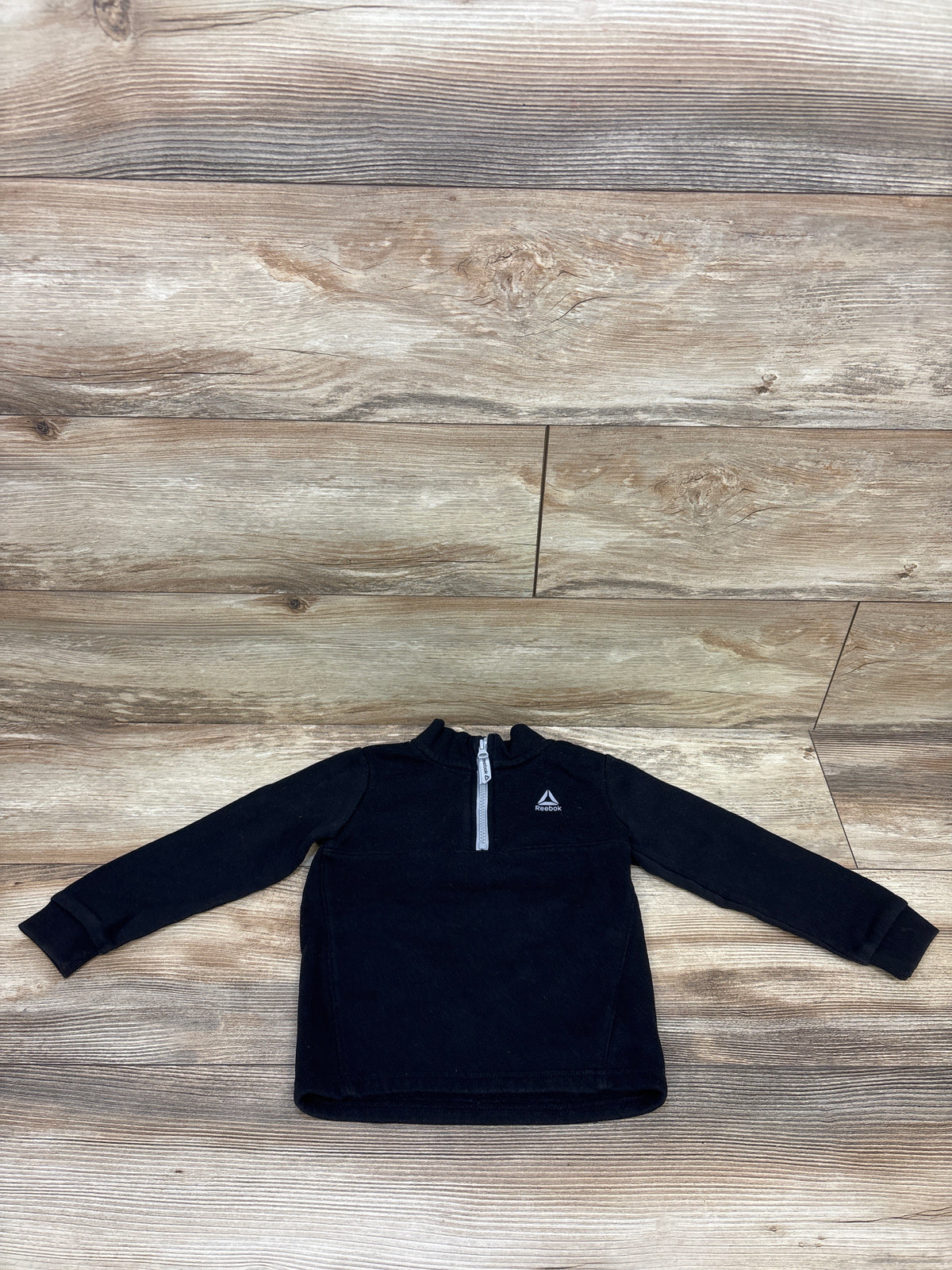 Reebok Quarter Zip Sweatshirt Black sz 3T