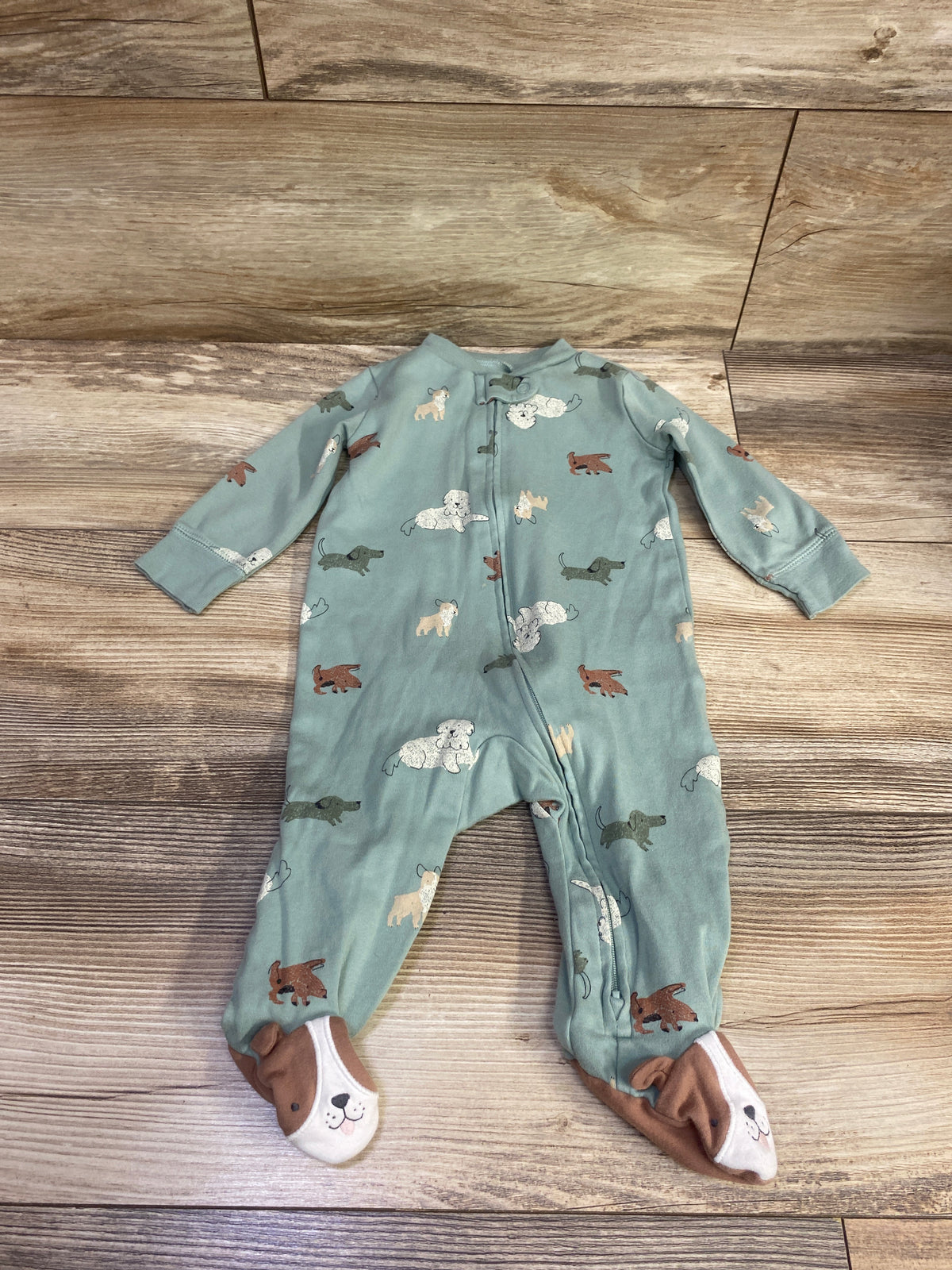 Carter's Sleeper Green sz 6m