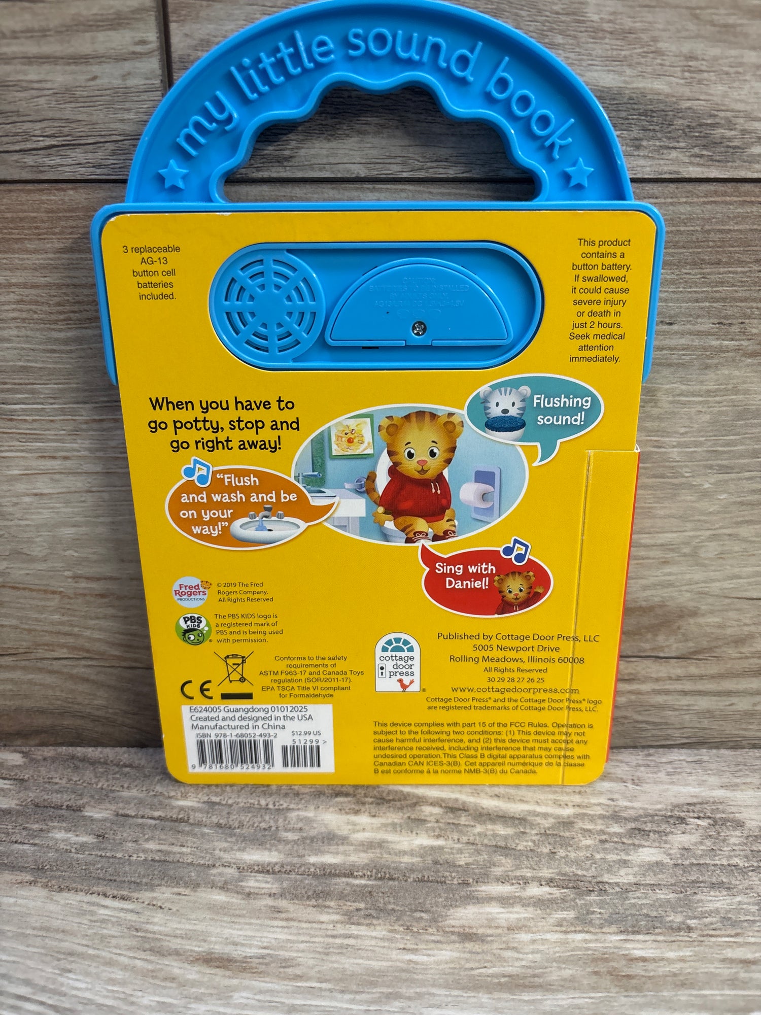 Daniel Tiger's Potty Time! Sound Board Book