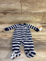 NEW Just One You Striped Blanket Sleeper Navy sz 3m