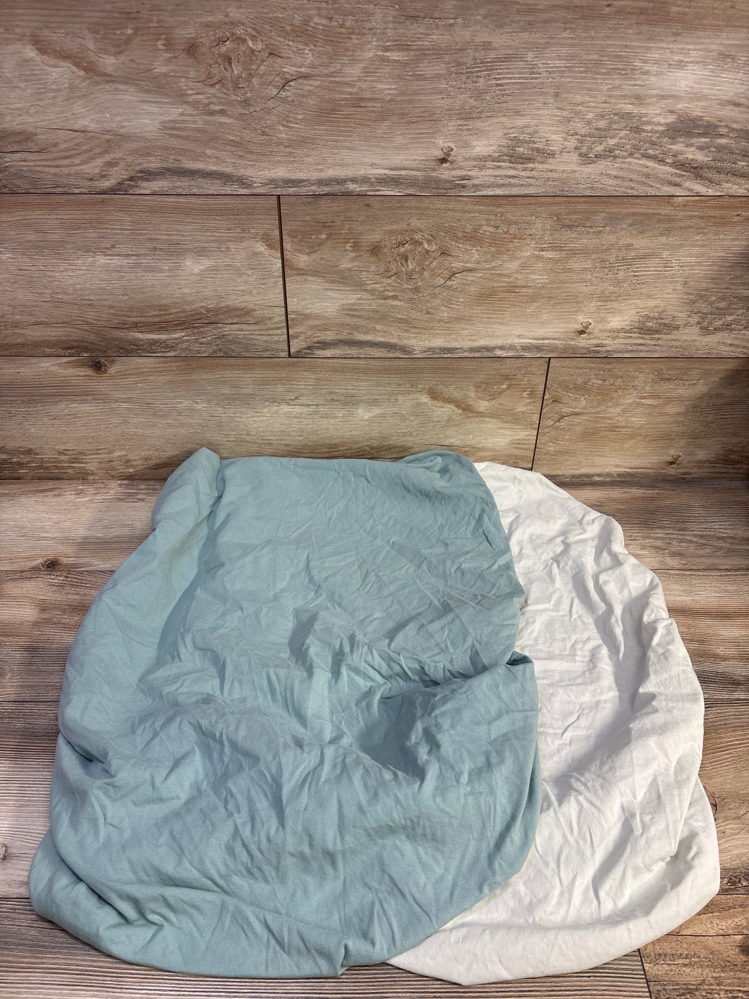 Joey + Joan 2pk Fitted Bassinet Sheets Green ~ 20x30''