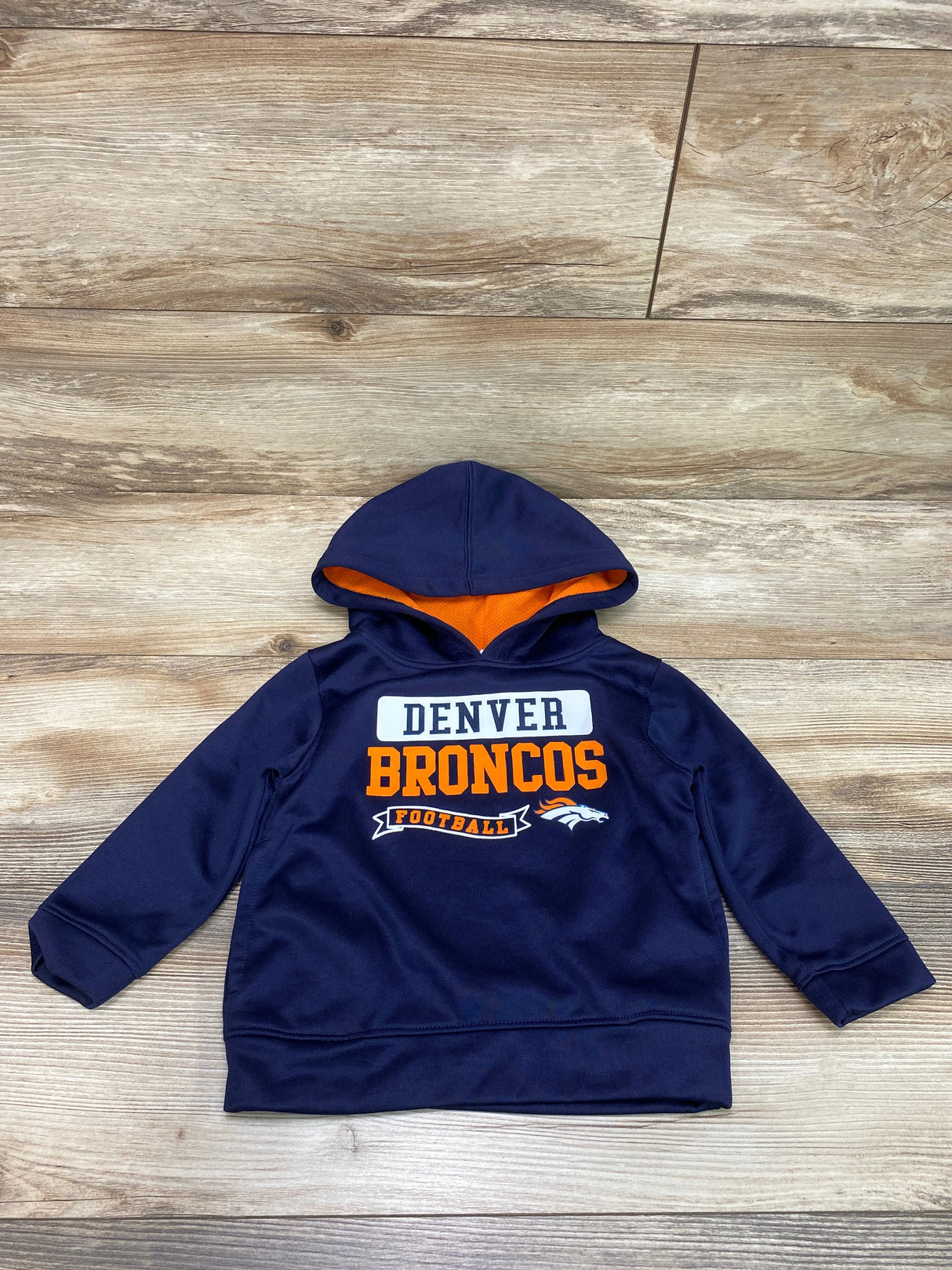 NFL Team Denver Broncos Hoodie Navy sz 2T