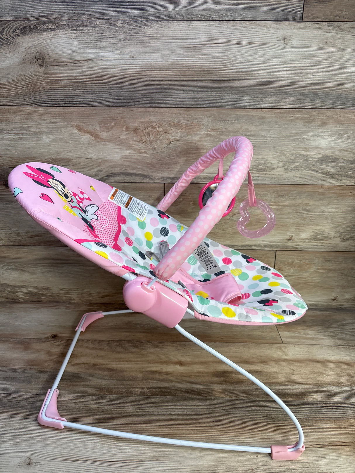Bright Starts Minnie Mouse Spotty Dotty Vibrating Bouncer