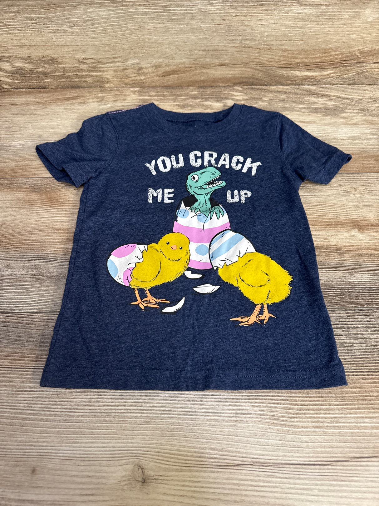 Carter's You Crack Me Up Shirt Blue sz 3T