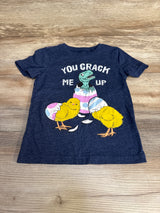 Carter's You Crack Me Up Shirt Blue sz 3T