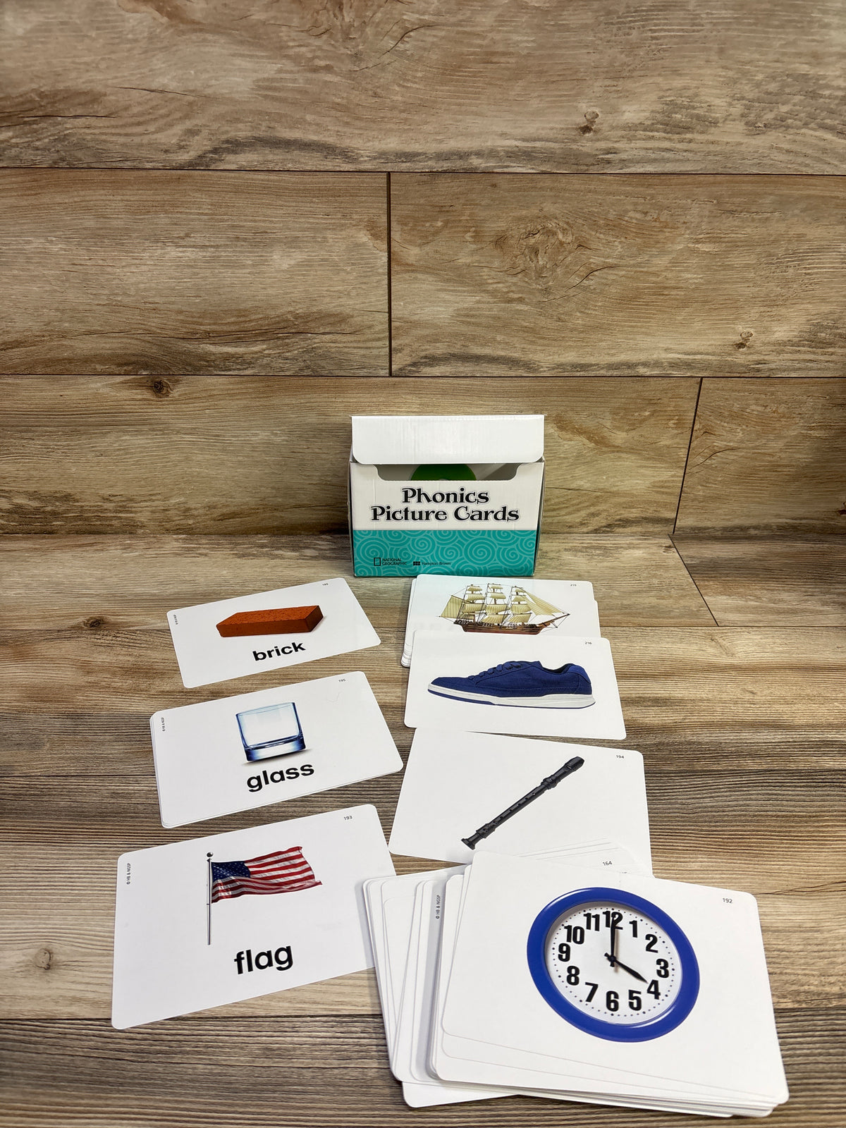 National Geographic Phonics Picture Cards 200+ Flashcards