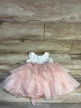 Catherine Malandrino Floral Belted Sleeveless Dress White sz 5T