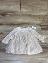 NEW Nannette Baby Long Sleeve Lace Top Cream sz 24m