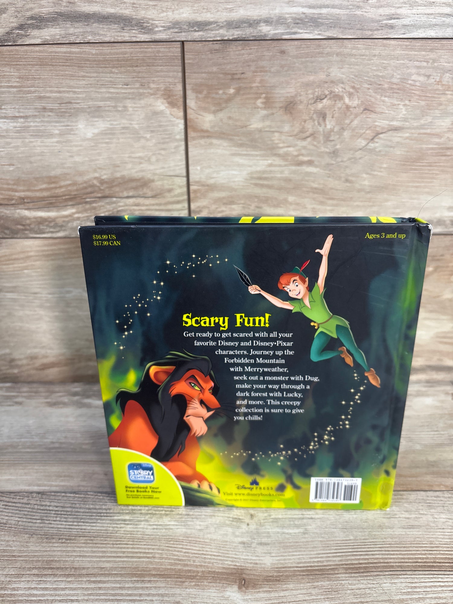 Disney Scary Storybook Collection Hardcover Book