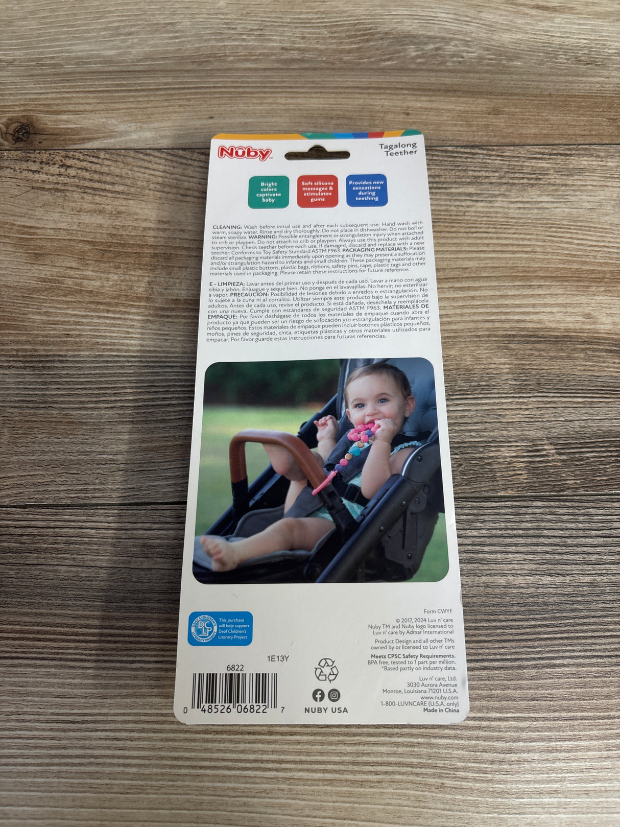 NEW Nuby Tagalong Teether