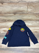 NEW Old Navy Hooded Knit Shirt Navy sz 4T