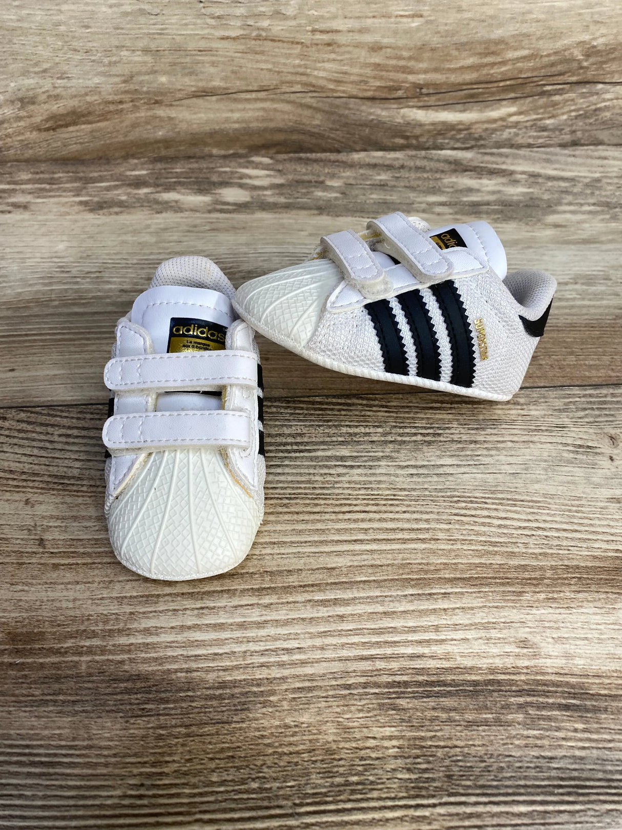 Adidas Originals Superstar Crib Shoes White sz 1c