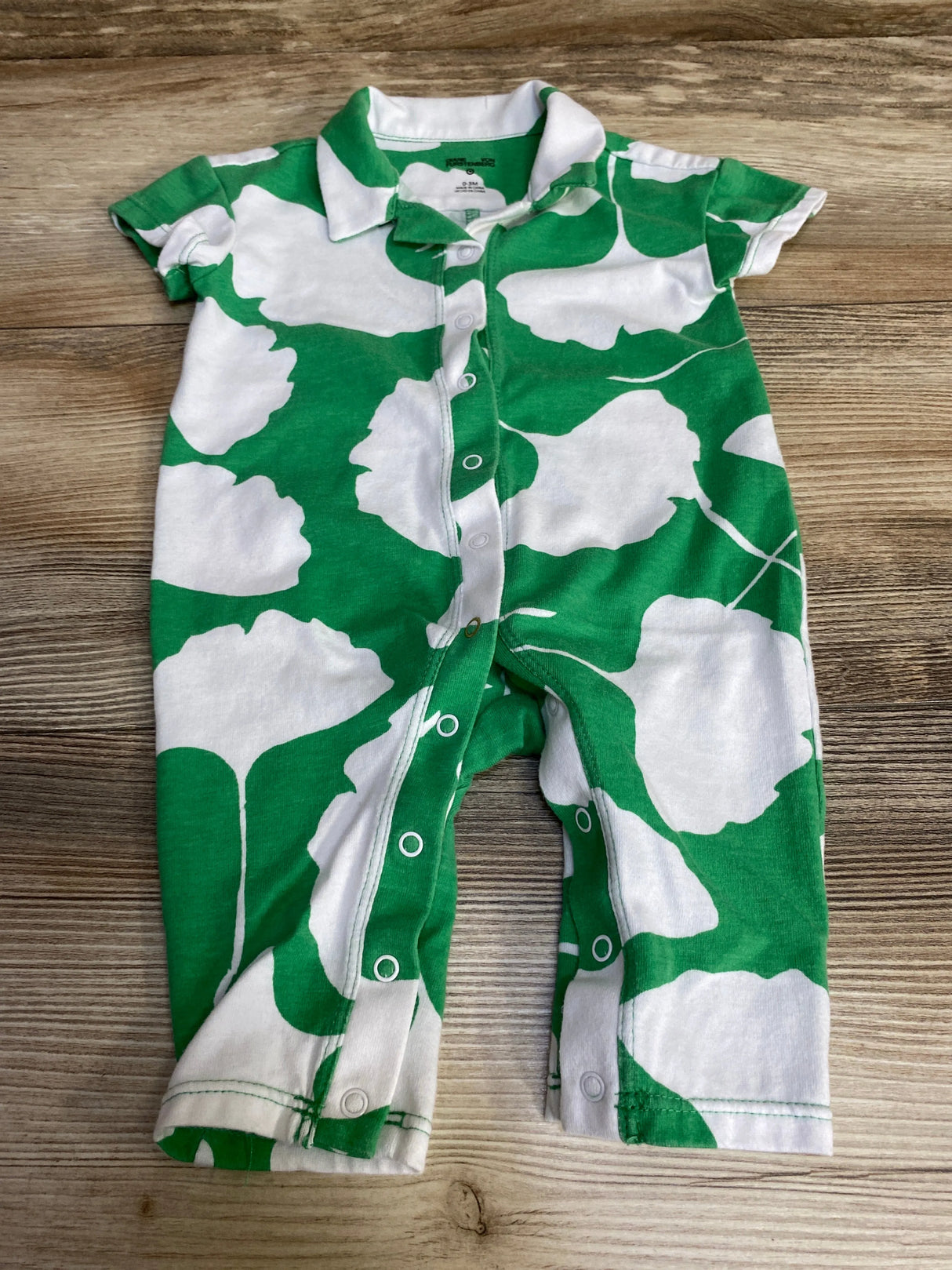 Diane Von Furstenberg Floral Jumpsuit Green sz 0-3m