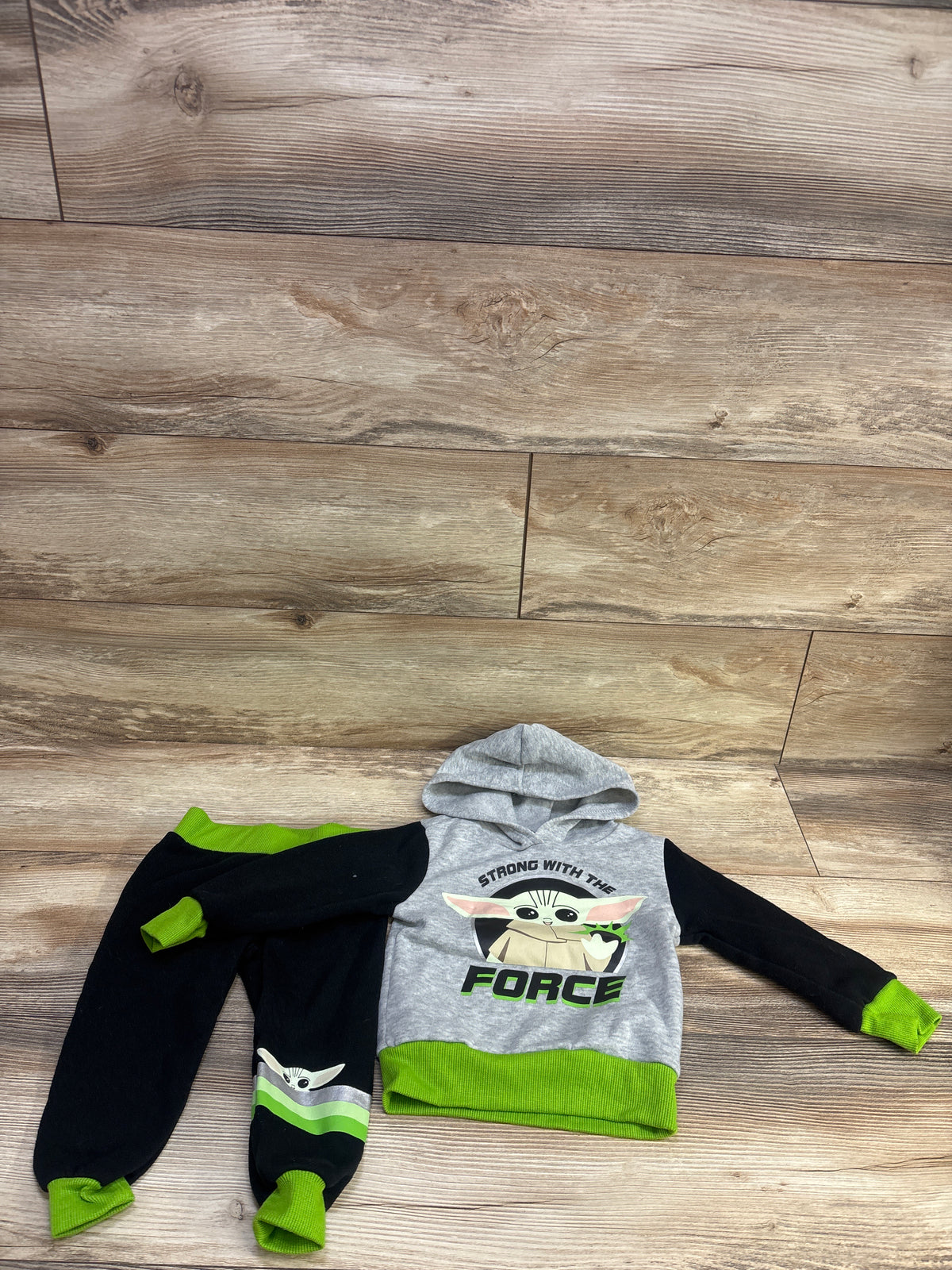 Star Wars 2pc Yoda Sweatshirt & Joggers Set Grey sz 24m