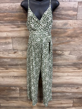 NEW Kaileigh Maternity Rica Crop Jumpsuit Green sz Medium