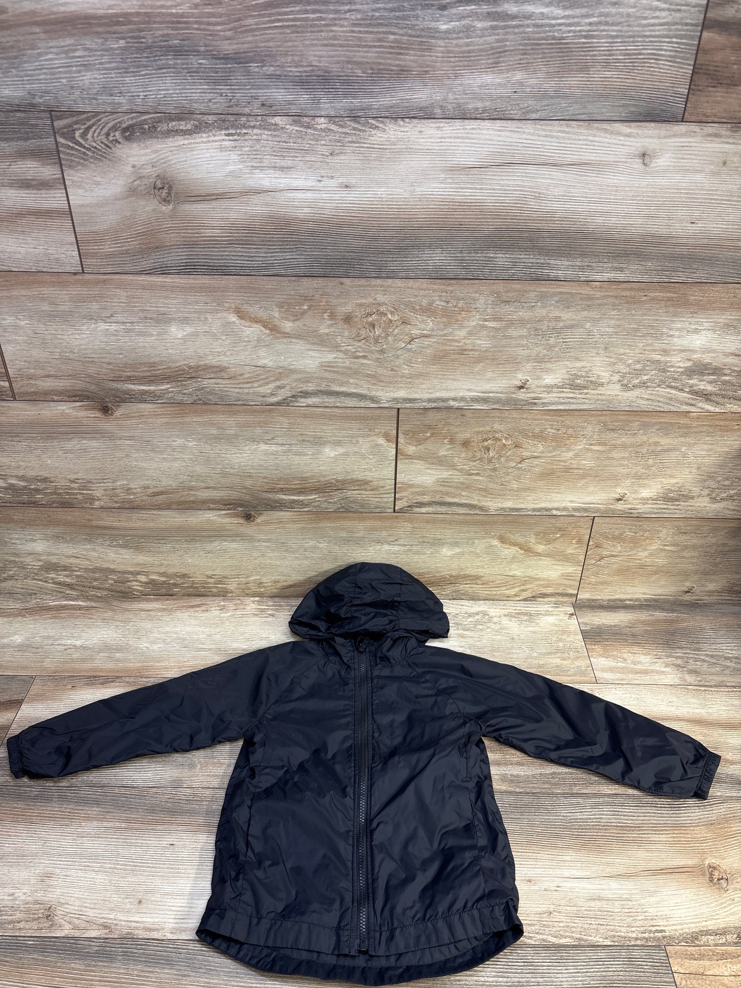 Children's Place Windbreaker Jacket Black sz 5T