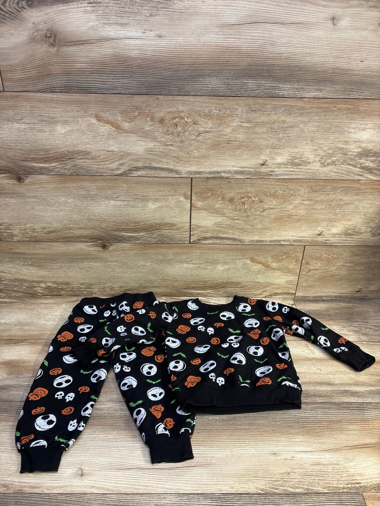 Disney Nightmare Before Christmas 2pc Sweatshirt Set Black sz 3T