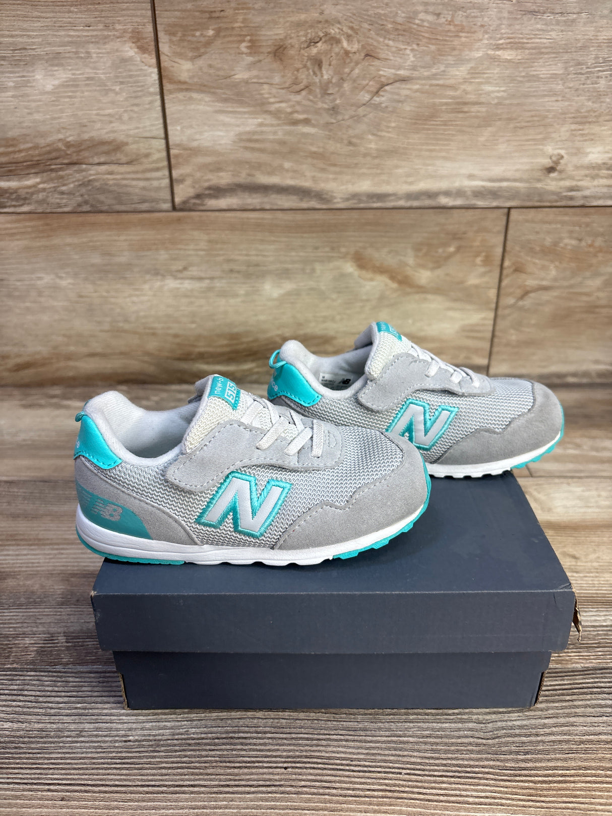 New Balance 515 Hook & Loop Sneakers Grey sz 9c