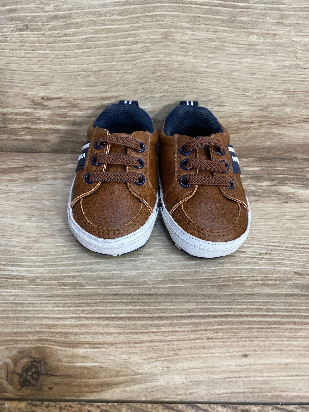 Nautica Soft Sole Boat Shoes Tan Sz 1c