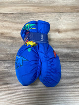 NEW ThermaWear Kid's Ski Blue Dinosaur Mittens