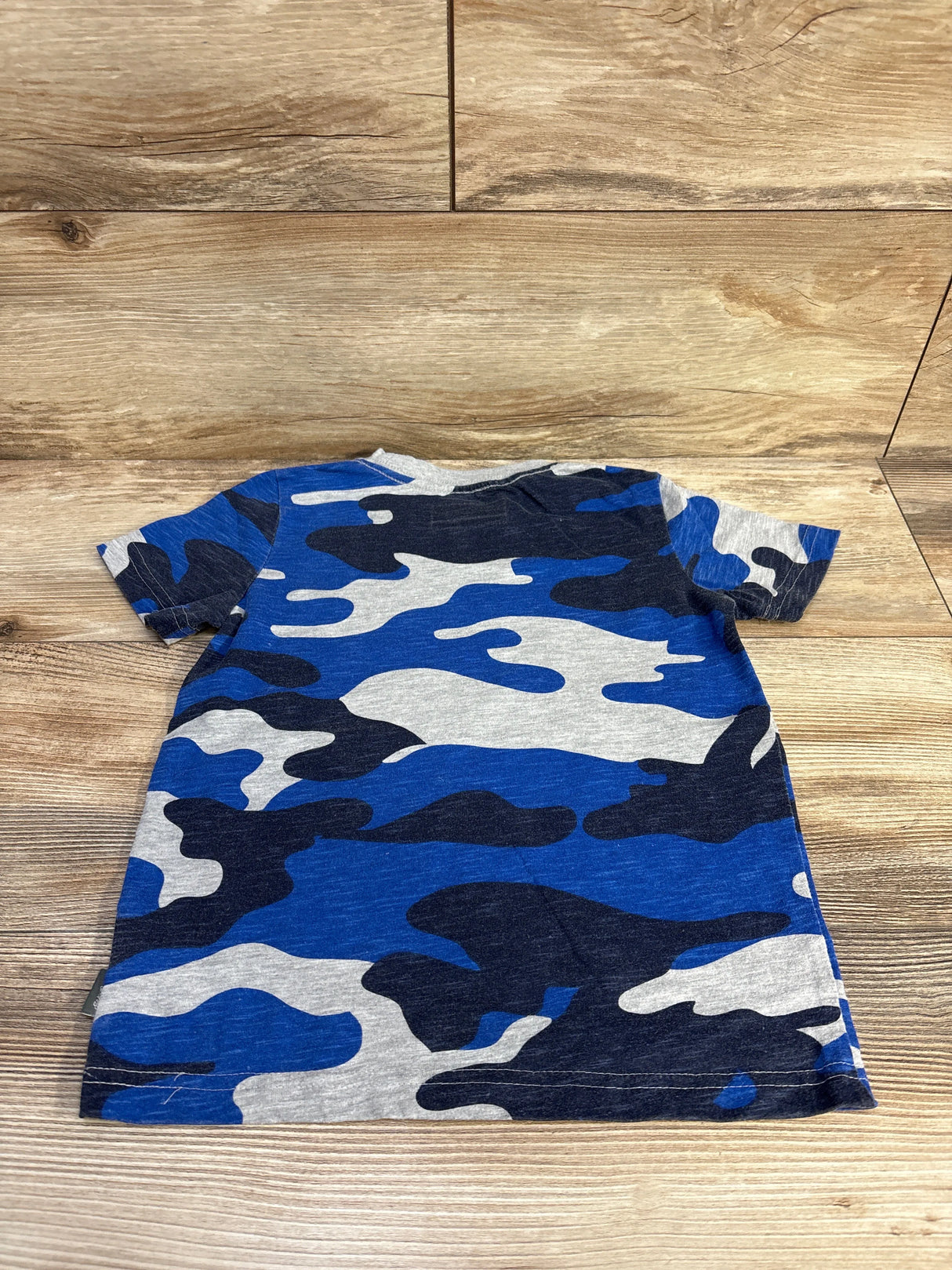 Eddie Bauer Camo Shirt Blue sz 5/6 - Me n Mommy To Be