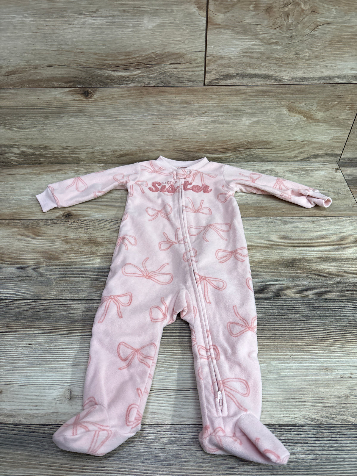 Carter's Little Sister Blanket Sleeper Pink sz 9m