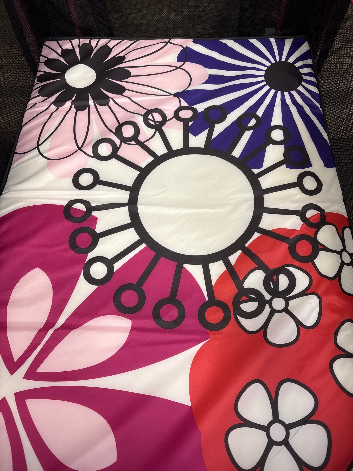 Baby Trend Nursery Center Playard in Floral Garden