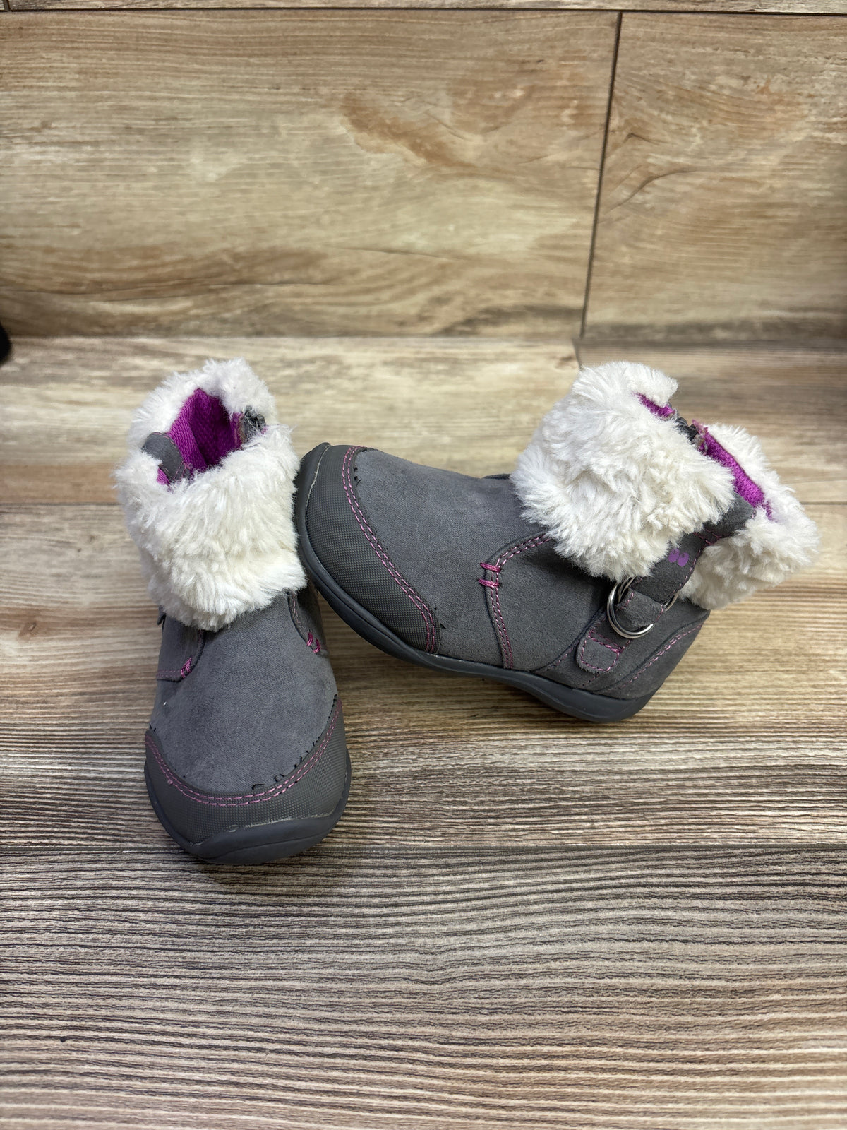 Surprize by Stride Rite Delrae Boots Grey sz 6c
