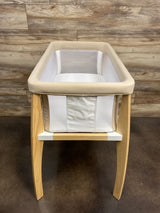 Baby Delight Heirloom Willow Wood Bassinet in Organic Oat