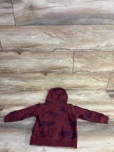 Carter's First Responder Full Zip Jacket Burgundy sz 18m