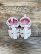 Carter's Every Step Glitter Fisherman Sandals White sz 2c