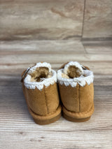 NEW Capelli Sherpa Buckle Slippers Brown sz 4/5c