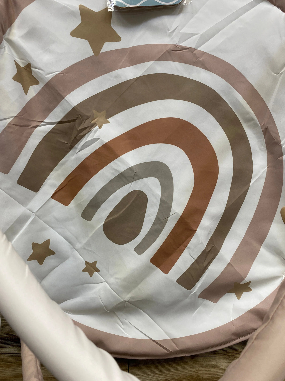 NEW Beige Rainbow Tummy Time Mat - Me n Mommy To Be